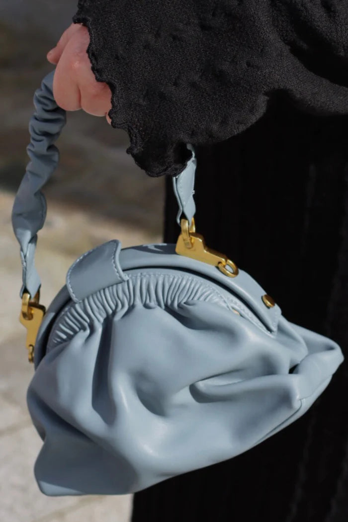 Aurelia Cloud Bag – Light Blue