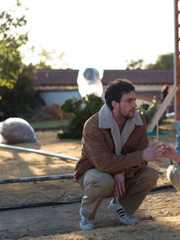 Aaron Taylor Suede Jacket TheJacketFactory