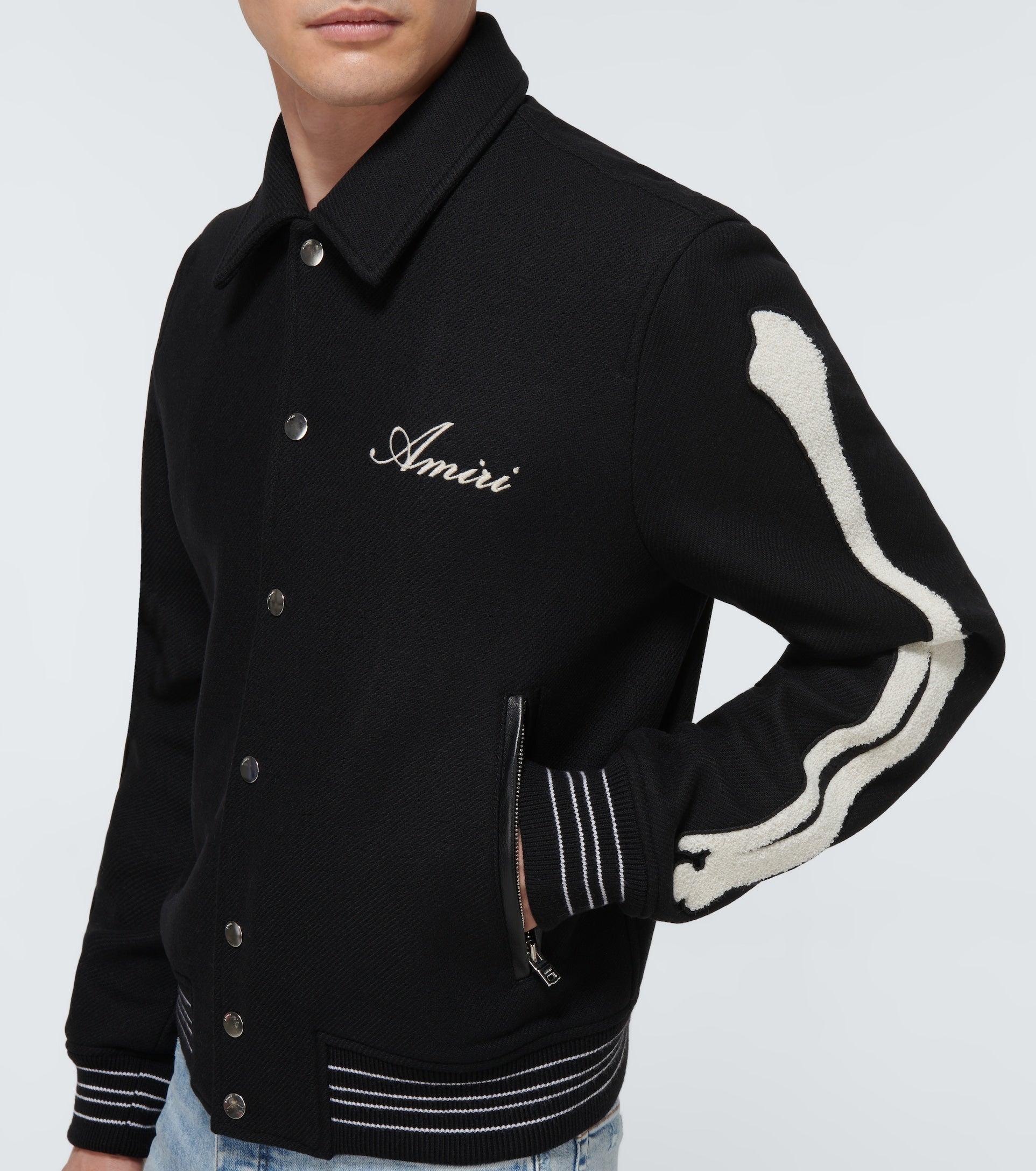Amiri Bones Varsity Jacket TheJacketFactory