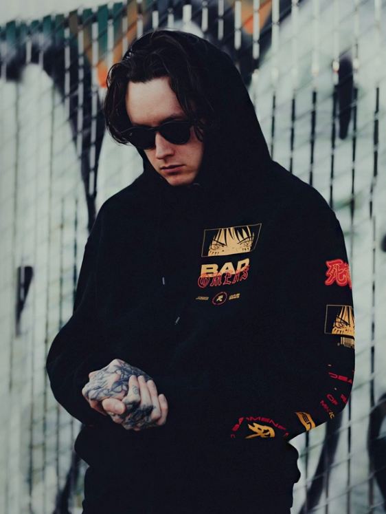 Bad Omens Sharingan Black Pullover Hoodie