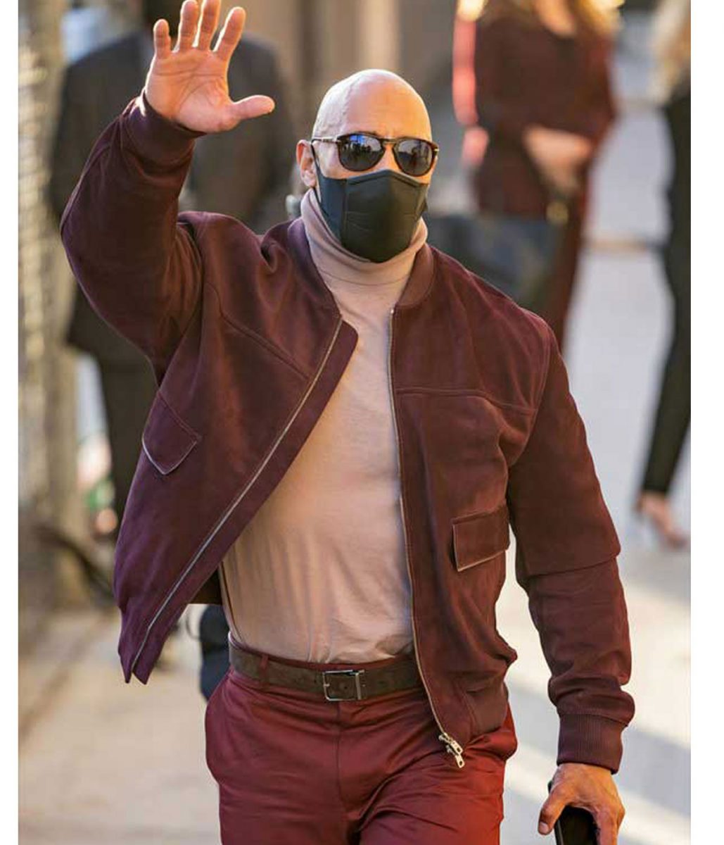 Dwayne Johnson Suede Bomber Jacket TheJacketFactory