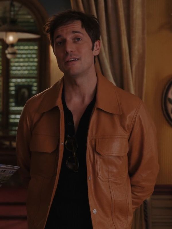 Emily in Paris Lucas Bravo Leather Jacket TheJacketFactory