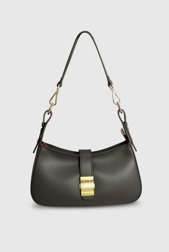 Vera Smooth Leather Shoulder Bag