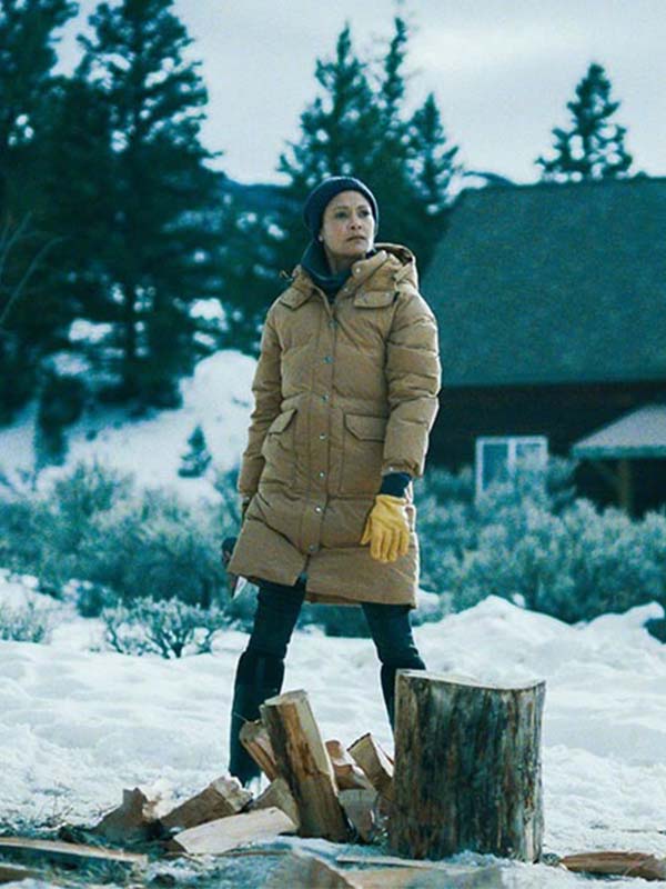 God’s Country Sandra Beige Puffer Coat TheJacketFactory