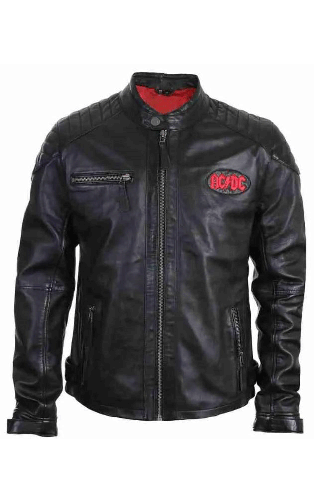 Men’s ACDC Biker Leather Jacket