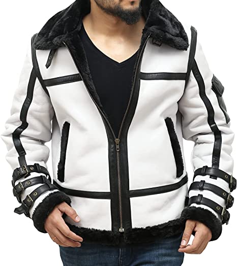 Men's B3 Shearling Bomber Leather Jacket TheJacketFactory