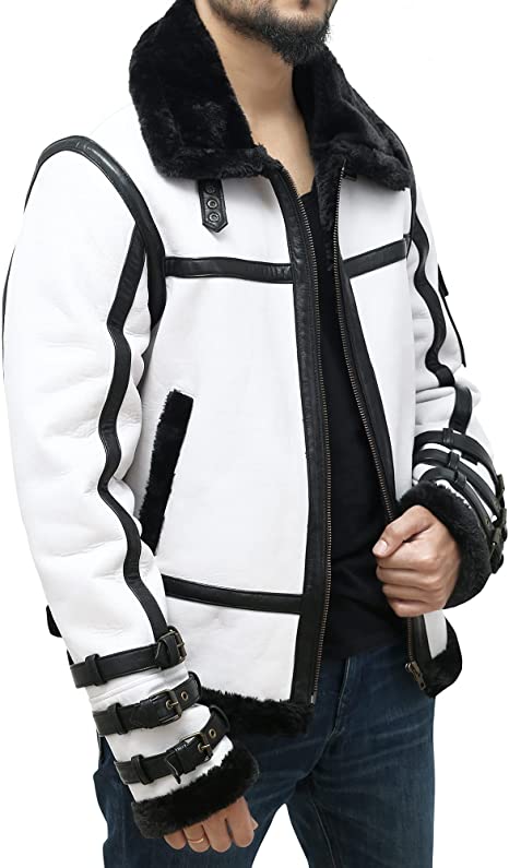 Men's B3 Shearling Bomber Leather Jacket TheJacketFactory