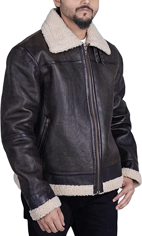 Men's B3 Shearling Leather Jacket TheJacketFactory