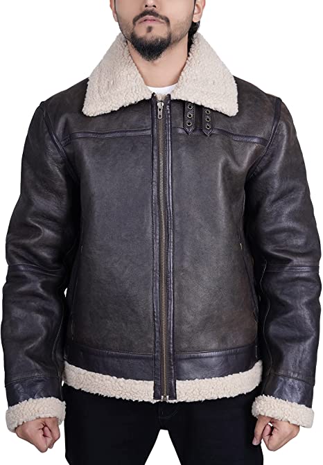 Men's B3 Shearling Leather Jacket TheJacketFactory