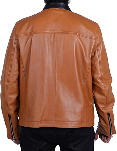 Men's Brown Leather Jacket TheJacketFactory