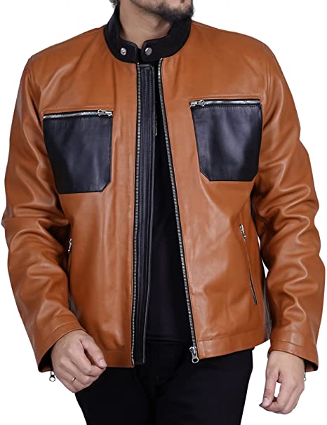 Men's Brown Leather Jacket TheJacketFactory