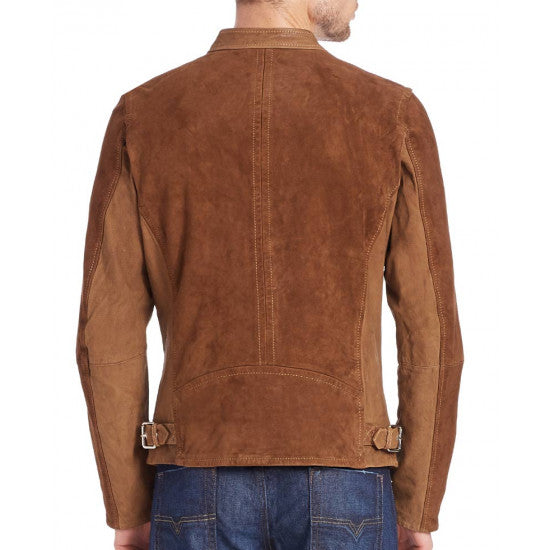 Men's Casual Suede Leather Jacket TheJacketFactory