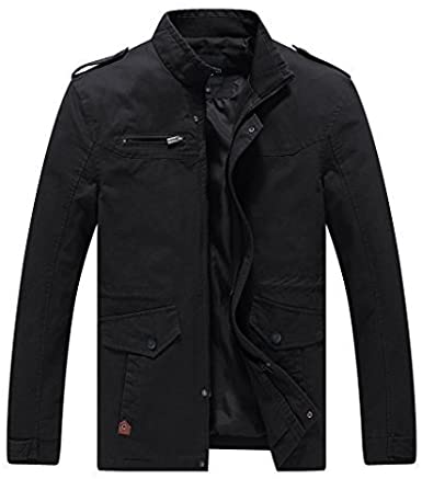 Men's Green Cotton Jacket TheJacketFactory