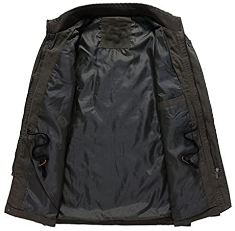 Men's Green Cotton Jacket TheJacketFactory