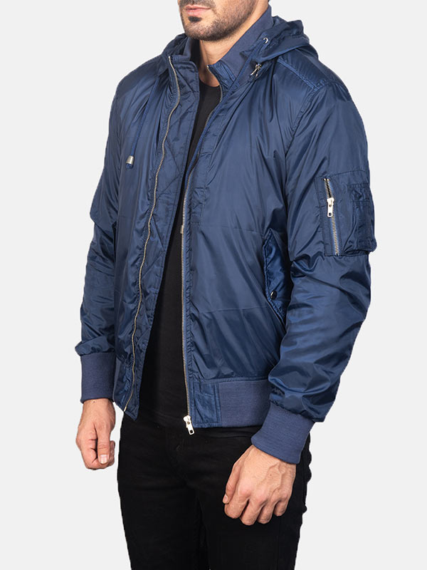 Men's Hooded Bomber Jacket TheJacketFactory