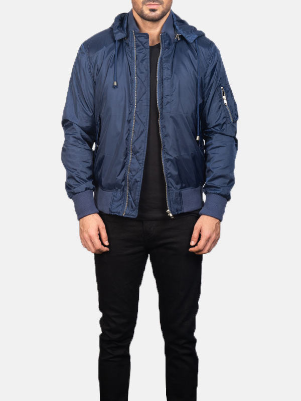 Men's Hooded Bomber Jacket TheJacketFactory