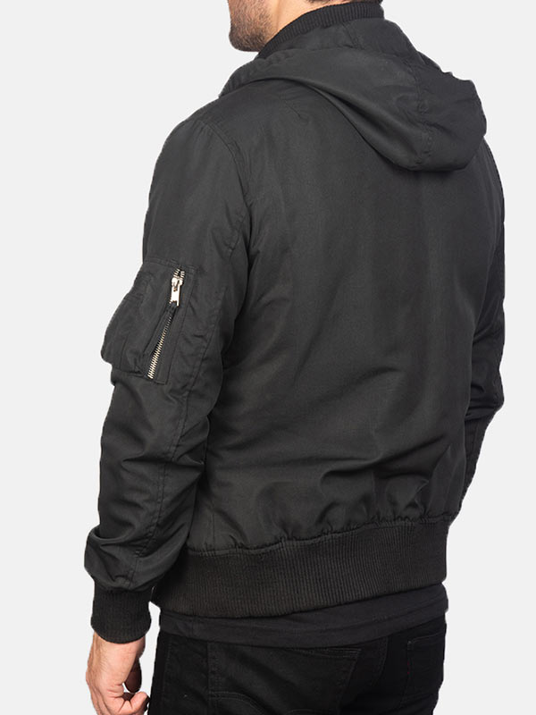 Men's Hooded Bomber Jacket TheJacketFactory