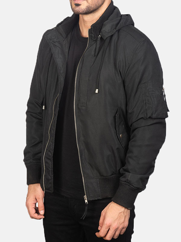 Men's Hooded Bomber Jacket TheJacketFactory