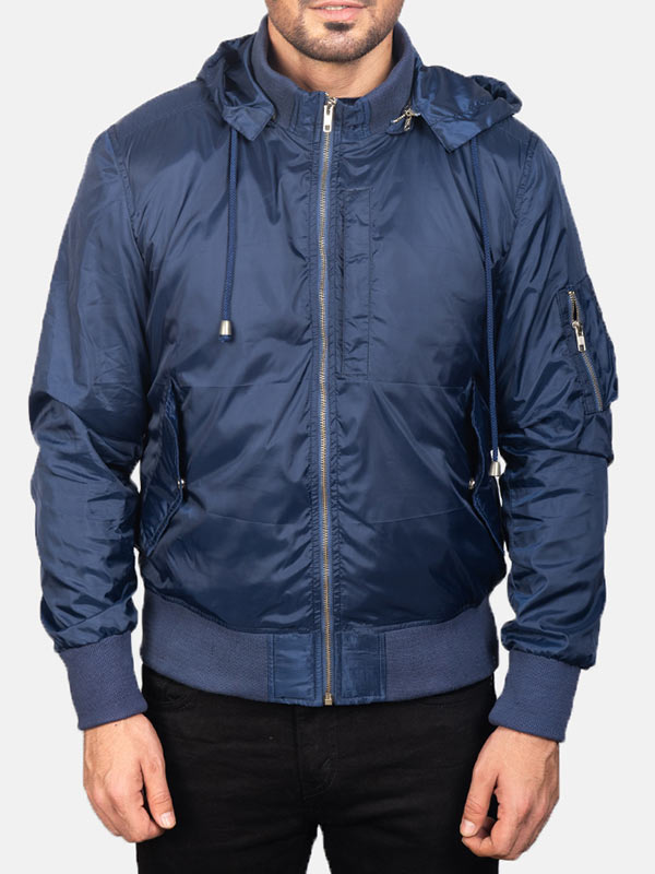 Men's Hooded Bomber Jacket TheJacketFactory