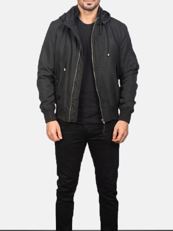 Men's Hooded Bomber Jacket TheJacketFactory