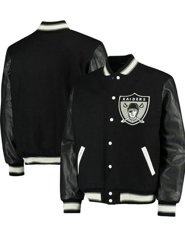 Men's Raiders Varsity Jacket TheJacketFactory
