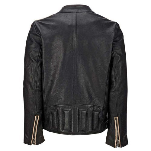 Men's Vintage Retro Café Racer Black Jacket TheJacketFactory