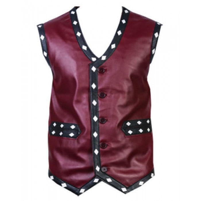 Men's Warrior Leather Vest TheJacketFactory