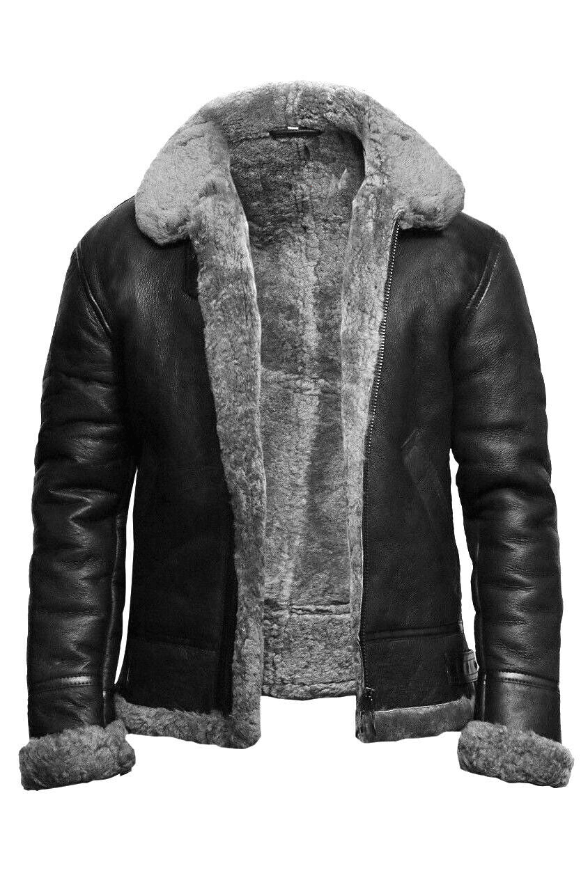 Mens Black Bomber Jacket