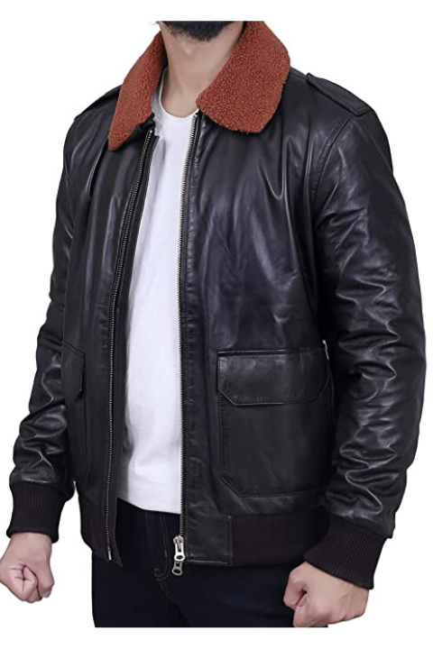 Men's Black Bomber Jacket