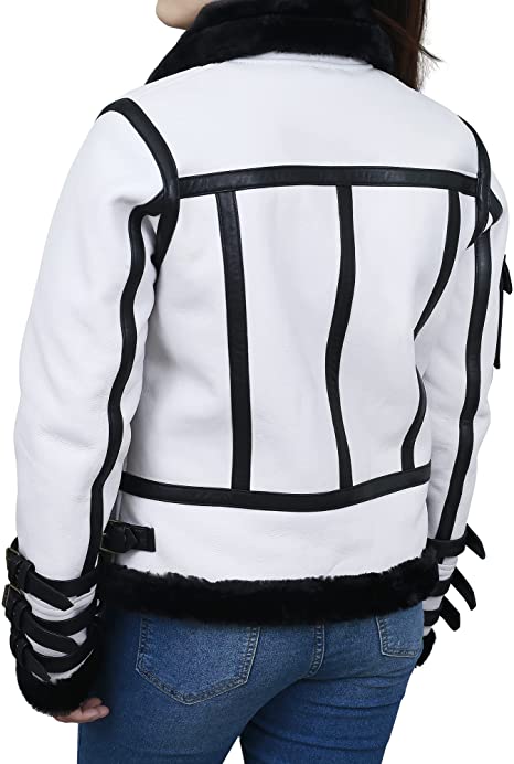 Women's Shearling Bomber Jacket TheJacketFactory