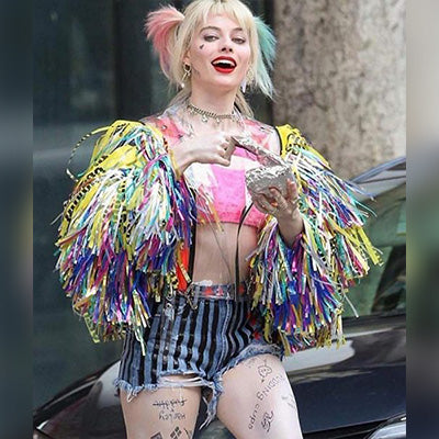 Margot Robbie Birds Of Prey Harley Quinn Wings Jacket