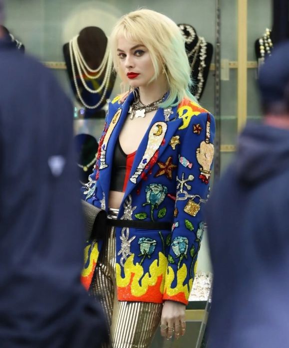 Birds Of Prey Harley Quinn Blue Coat