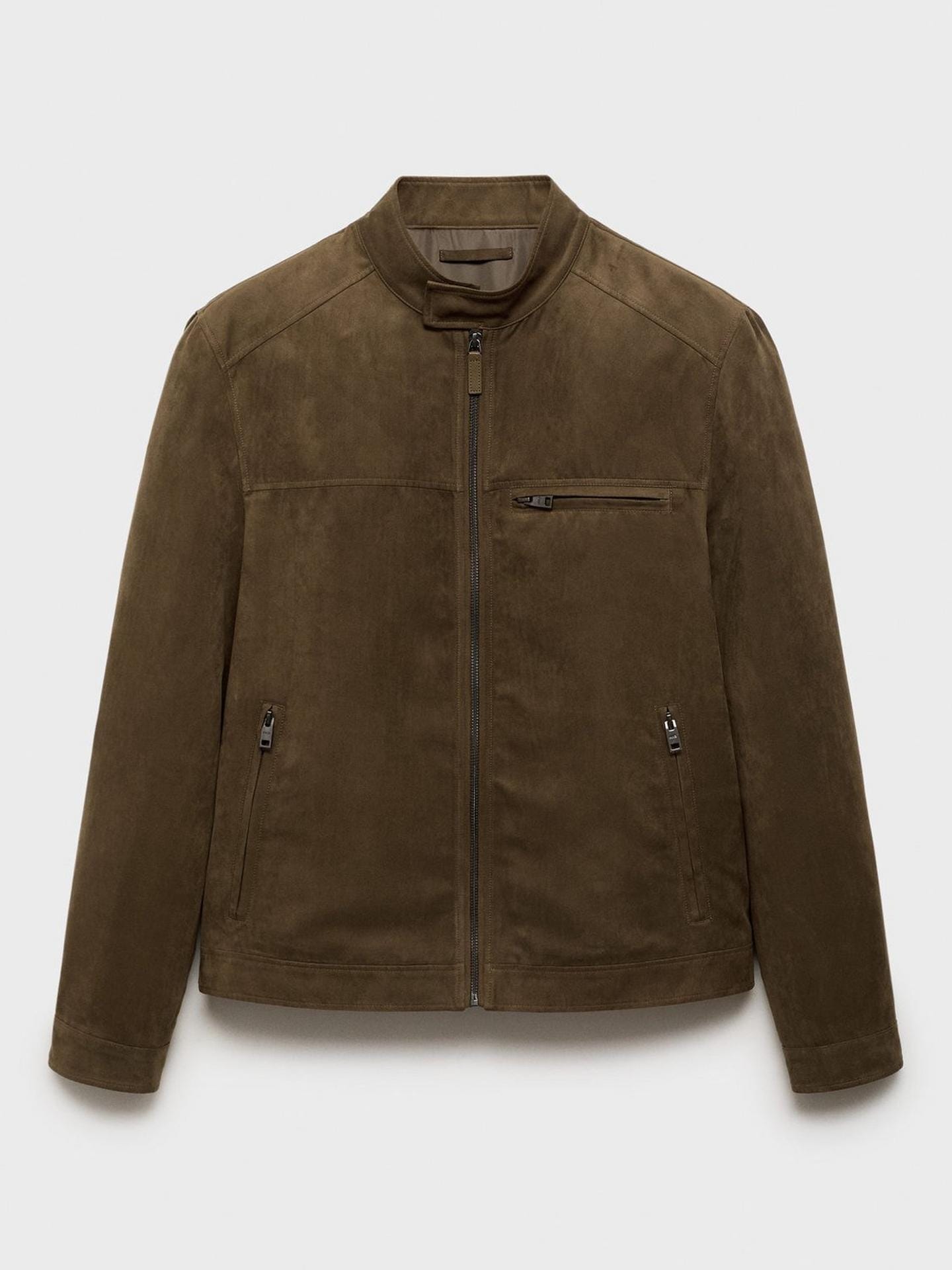 Handmade Suede Leather Trucker Jacket: Western Style, Button Closure - RoscowLeatherStudio