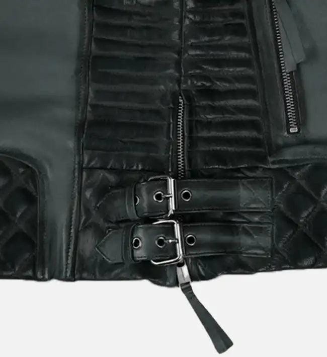 Handmade Leather Biker Jacket: Classic Motorcycle Style - RoscowLeatherStudio