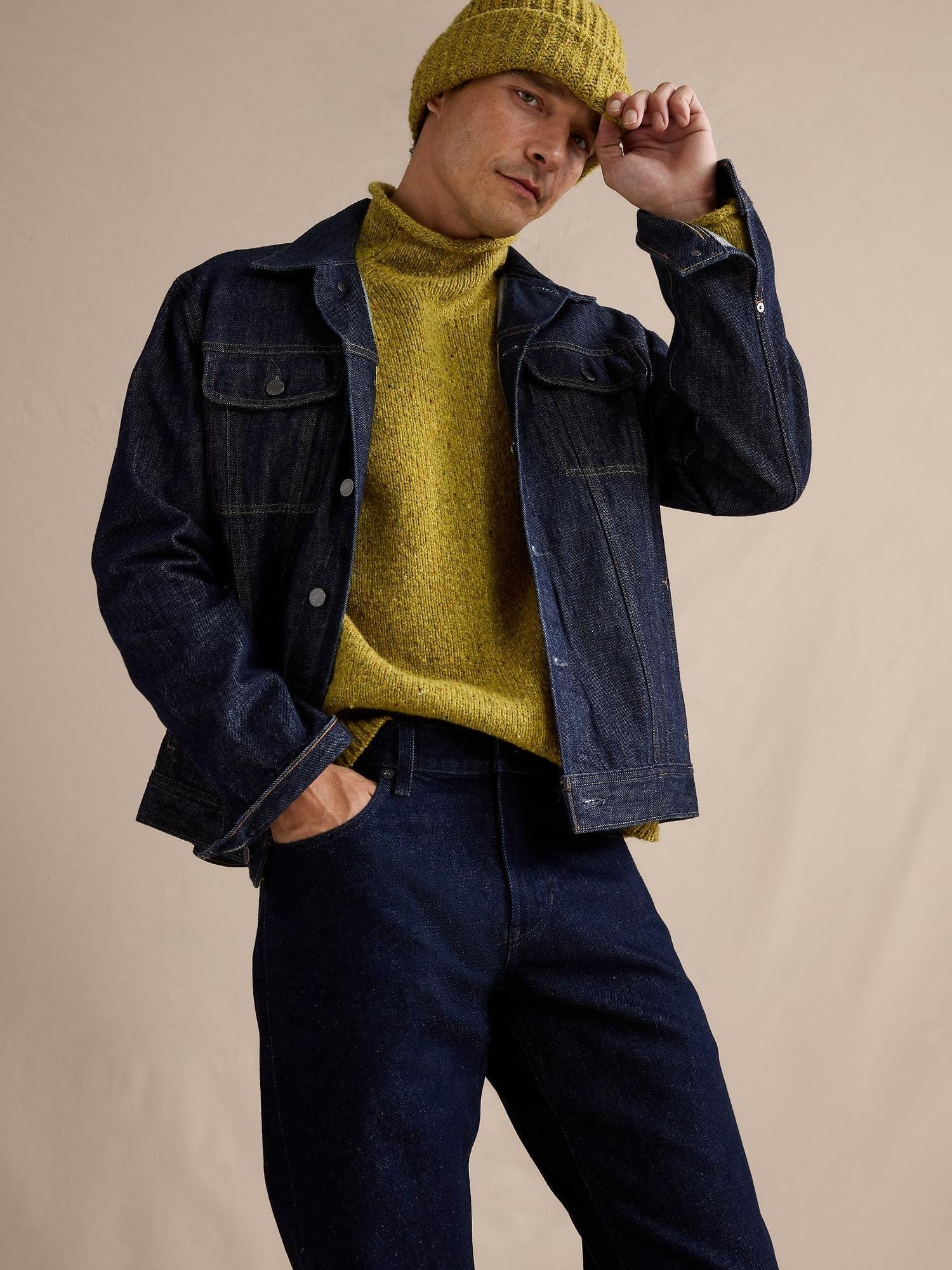 Handmade Blue Suede Trucker Jacket, Genuine Leather, Western Style - RoscowLeatherStudio