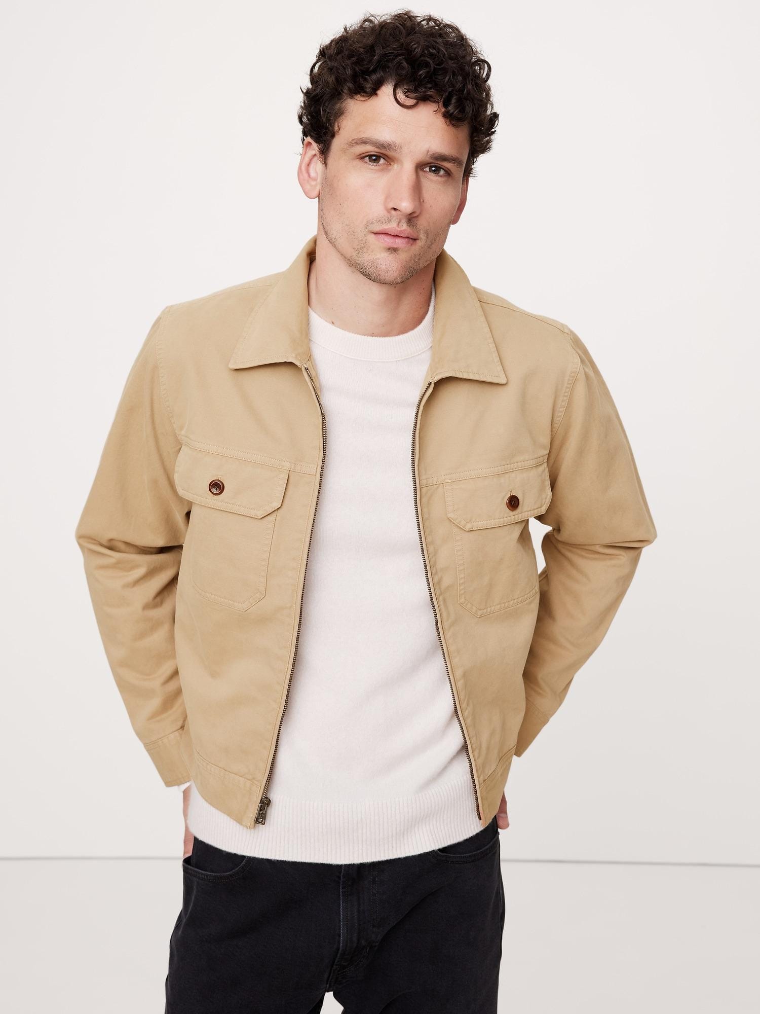 Handmade Gray & Brown Suede Leather Trucker Jacket: Western Bomber Style - RoscowLeatherStudio