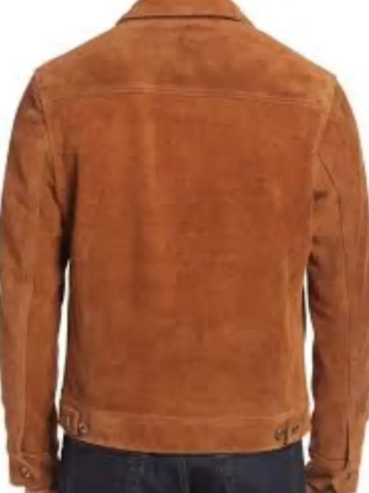 Men's Tan Suede Jacket