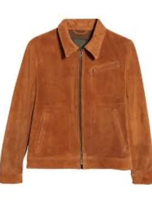 Men's Tan Suede Jacket