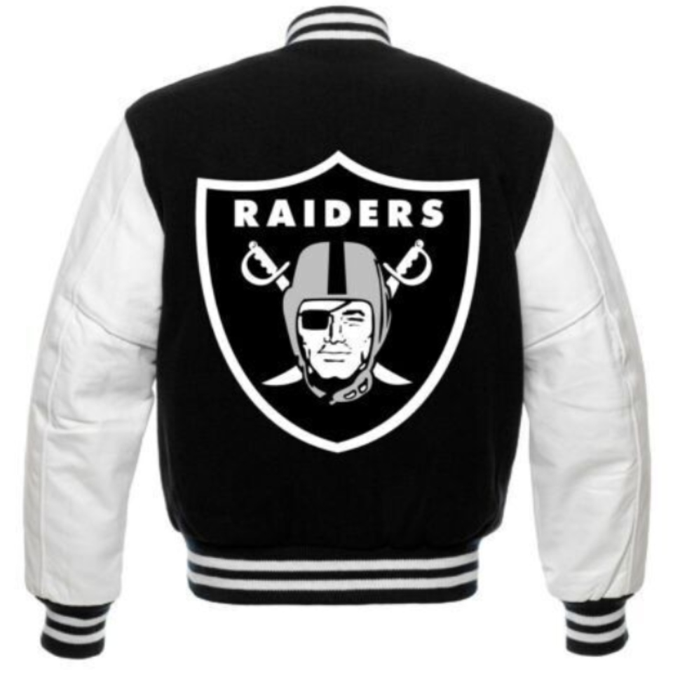 Men's Oakland Las Vegas Raiders Letterman Varsity Jacket